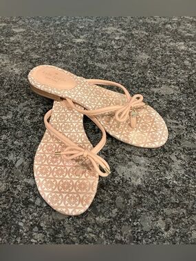Kate Spade Mew York Mistic Bow Blush Pink Thong Sandals